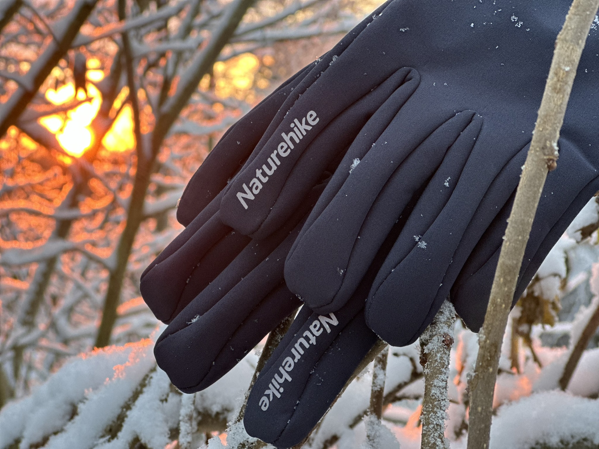 Naturehike teplé vodoodpudivé rukavice GL05 veľ. L - tmavo modré